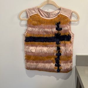 Tory Burch feather shirt